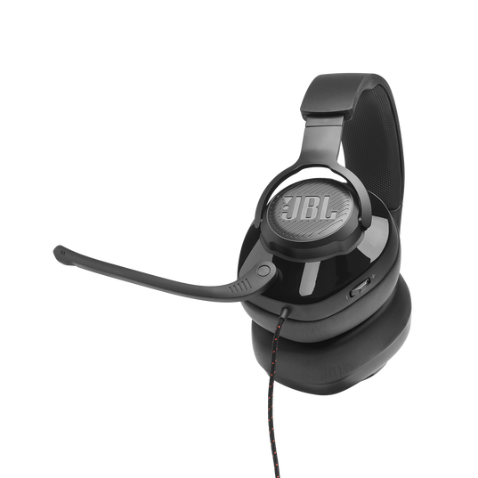 JBL Quantum 200 - Black - Wired over-ear gaming headset with flip-up mic - Detailshot 8